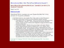 Tablet Screenshot of monochrome-web.be